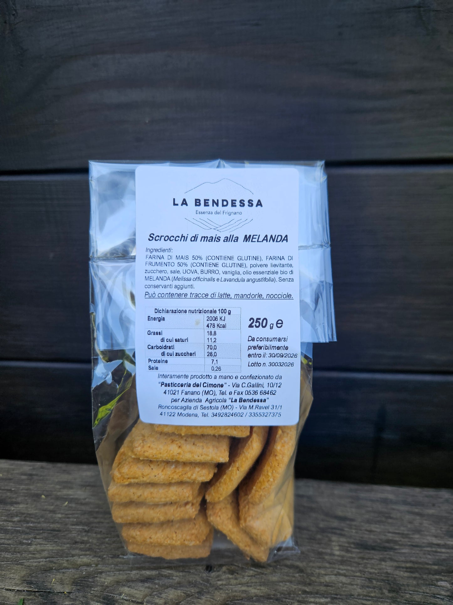 Biscotti "Scrocchi di Mais" alla Melanda